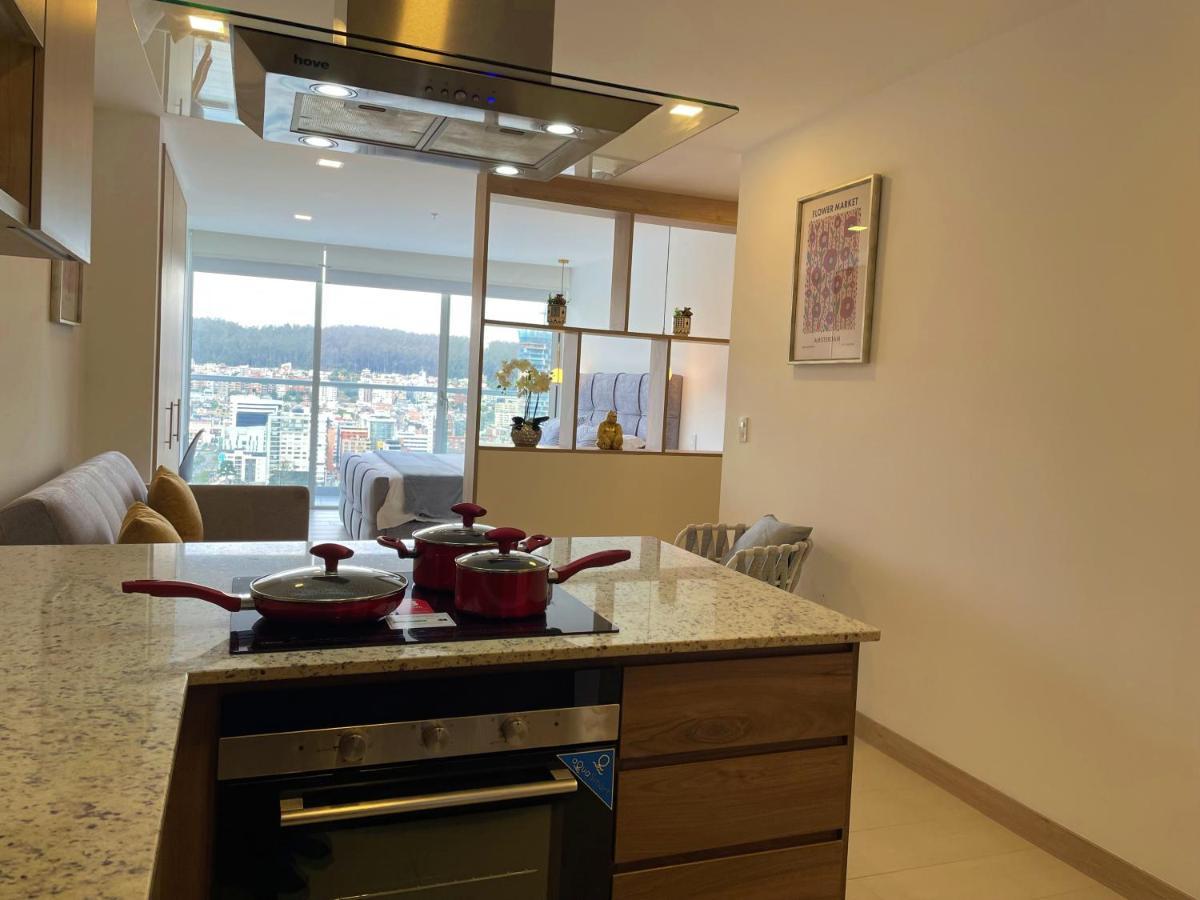 Nueva Suite-Piso 21 Vista La Carolina @One Quito Bagian luar foto