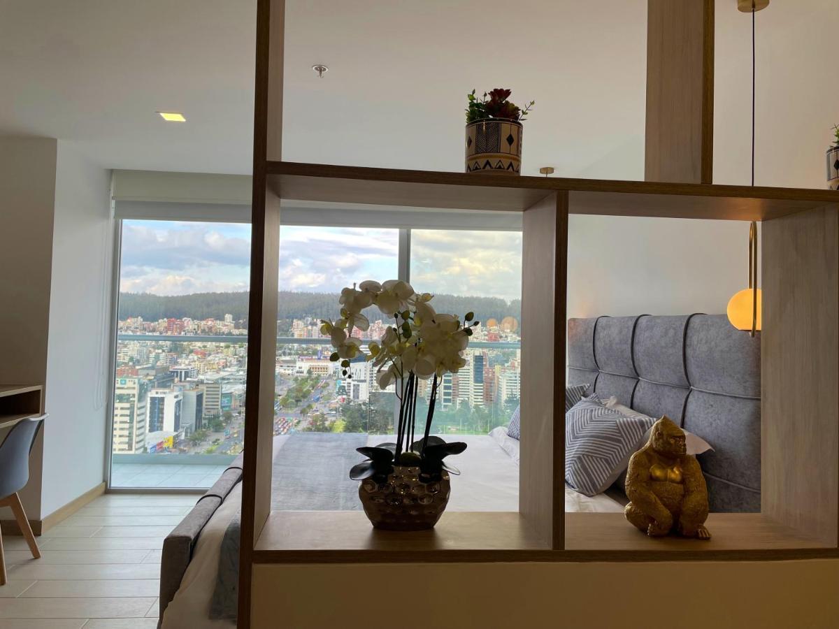 Nueva Suite-Piso 21 Vista La Carolina @One Quito Bagian luar foto